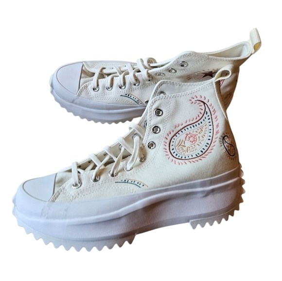 Converse Run Star Hike Platform Crafted Hi Top Sneaker Womens NEW - Picture 1 of 7